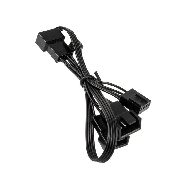 Ventiliatoriaus PWM skirstytuvo kabelis Kolink 1-į-3, 4 kontaktų PWM, 0,35 m