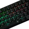 Mechaninė klaviatūra White Shark Shinobi-2 Juoda US layout su Brown jungikliais