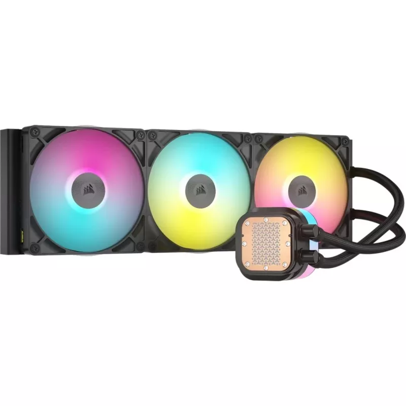 AIO skysčio procesoriaus aušintuvas CORSAIR WAK iCUE LINK TITAN 420 RX 420 mm RGB