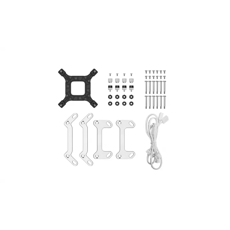 DeepCool LM360 WH procesoriaus skysčio aušinimo rinkinys 12 cm baltas 1 vnt.