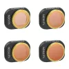 Filtrų rinkinys Sunnylife, skirtas DJI Mini 4 Pro — Neutralaus tankio ir poliarizacinis 4 lęšiai (ND8, ND16, ND32, ND64)