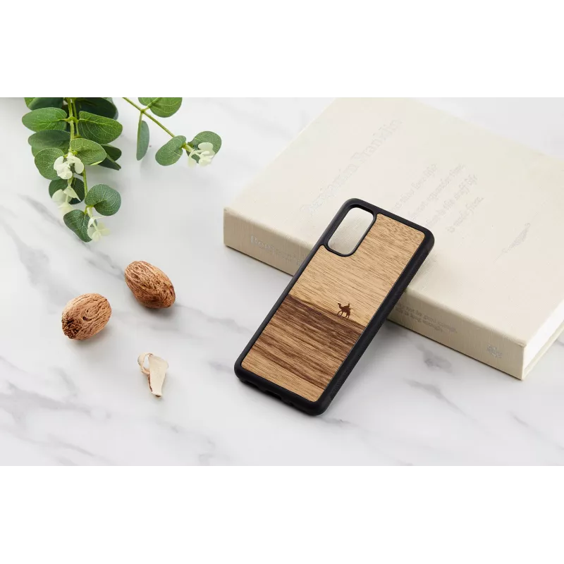 Išmaniojo telefono dėklas man and wood Galaxy S20 Terra Juoda – apsauginis telefono gaubtas Samsung Galaxy S20