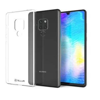 Telefono silikoninis dėklas Tellur, skirtas Huawei Mate 20 — permatomas, plonas apsauginis dėklas