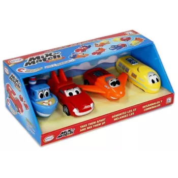 Transporto priemonių rinkinys Popular Playthings Mix or Match Junior 1 Daugiaspalvis