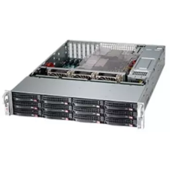Serverio korpusas Supermicro SC826BE1C4-R1K23LPB stovo juodas