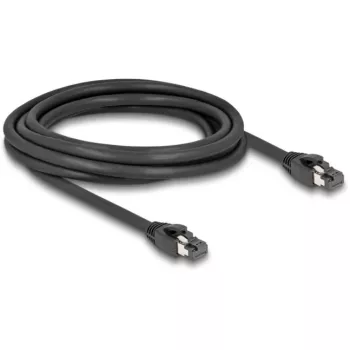DeLOCK RJ45 tinklo kabelis Cat.8.1 S/FTP 3 m 40 Gbps juodas