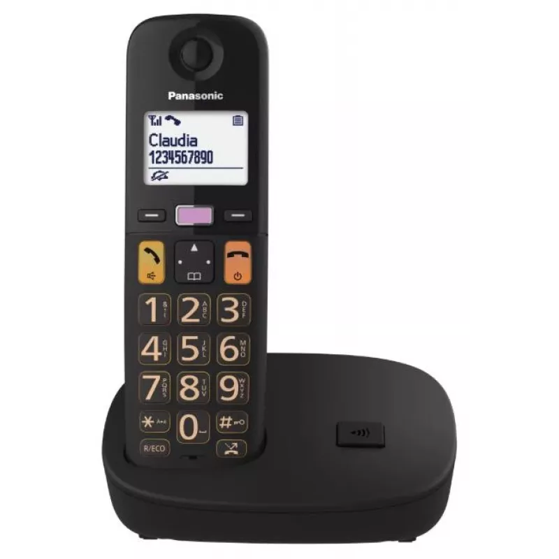 Belaidis telefonas Panasonic KX-TGU110FXB su DECT belaide technologija