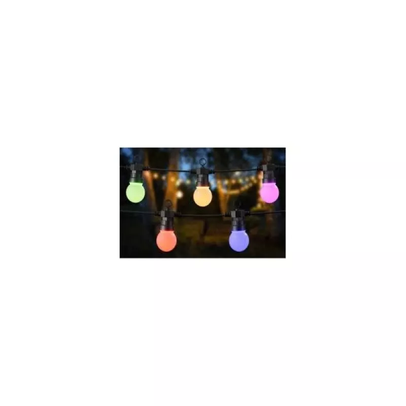 WOOX R5195 išmanioji dekoratyvinė girlianda 9 m RGB+CCT, „Google Assistant“ ir „Amazon Alexa“, IP65