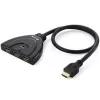 Equip 3x1 HDMI jungiklis, 1920 x 1080 taškų, Full HD, juoda