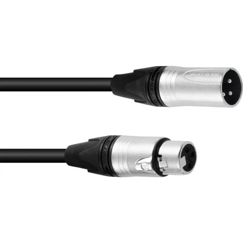XLR laidas PSSO 3 kontaktų, subalansuotas garso laidas, 5 m, Neutrik jungtys