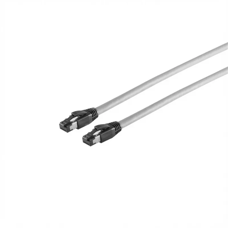 Tinklo kabelis Captiva 80287 komutacinis kabelis CAT 8 RJ45 5 m pilkas
