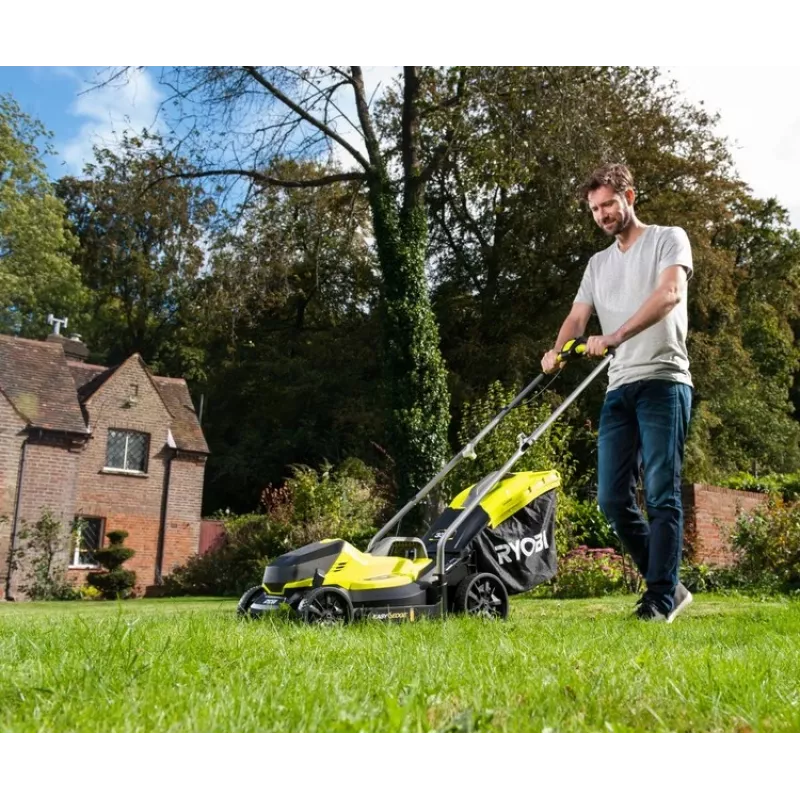 Ryobi RLM18X33B40 vejapjovė Rankinė vejapjovė Akumuliatorinė Juoda, Žalia