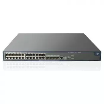 HPE 5120-24G-PoE+ EI komutatorius su 2 lizdais