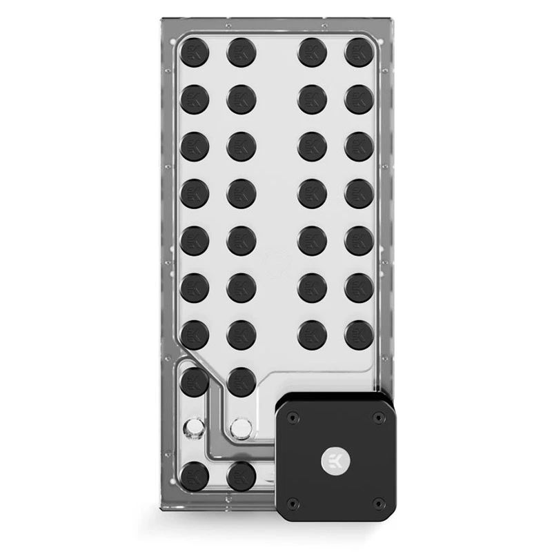 Pump distribution plate EK Water Blocks EK-QuantumX Loophole D5 PWM Juoda Plexiglass