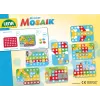 Edukacinis mozaikos rinkinys Lena My First Mozaic Traffic modelis 35633 — lentelė su detalėmis transporto priemonių paveikslėliams