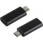 Kabelių adapteris S/CONN 14-05019 USB 2.0 MicroB USB 3.1 C juodas