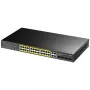 Valdomas komutatorius Cudy GS2028PS4 L2 Gigabit Ethernet 24 prievadai PoE 1U juodas