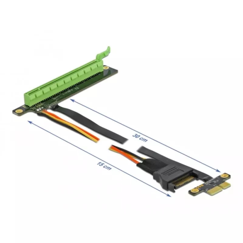 PCI Express x1 į x16 pakeliama plokštė DeLOCK 85762