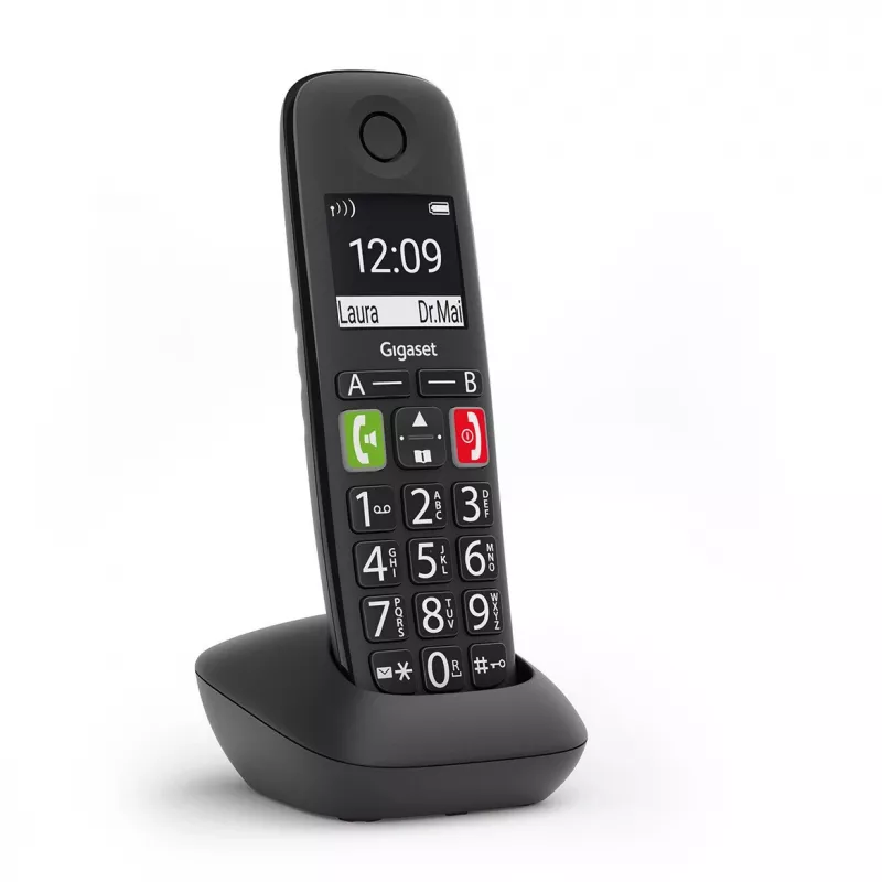 Gigaset Hearing Aid.DECT E290HX juoda papildoma
