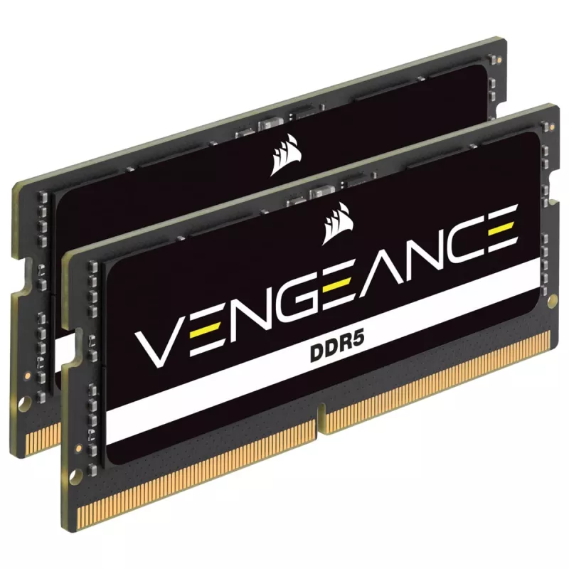SO-DIMM 64 GB DDR5-4800 (2x 32 GB) Dual-Kit, atmintinė juoda, CMSX64GX5M2A4800C40, Vengeance