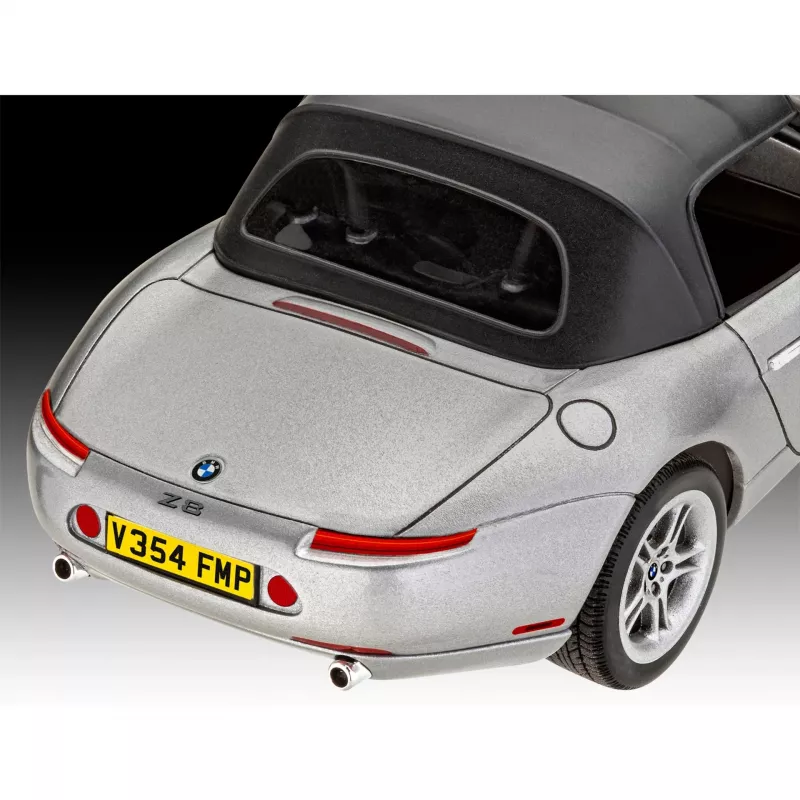 Sumažintas automobilio modelis REVELL BMW Z8 1:24, liejimo metalo rinkinys, surinktas modelis demonstravimui