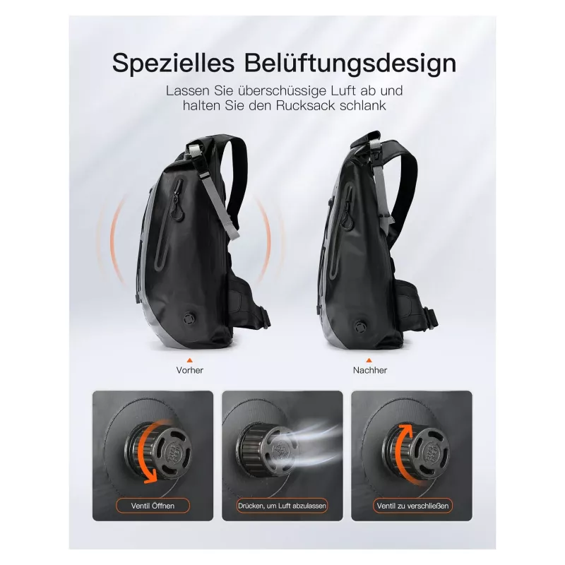 inateck nešiojamojo kompiuterio kuprinė BP06003 pilka/juoda 25-30L