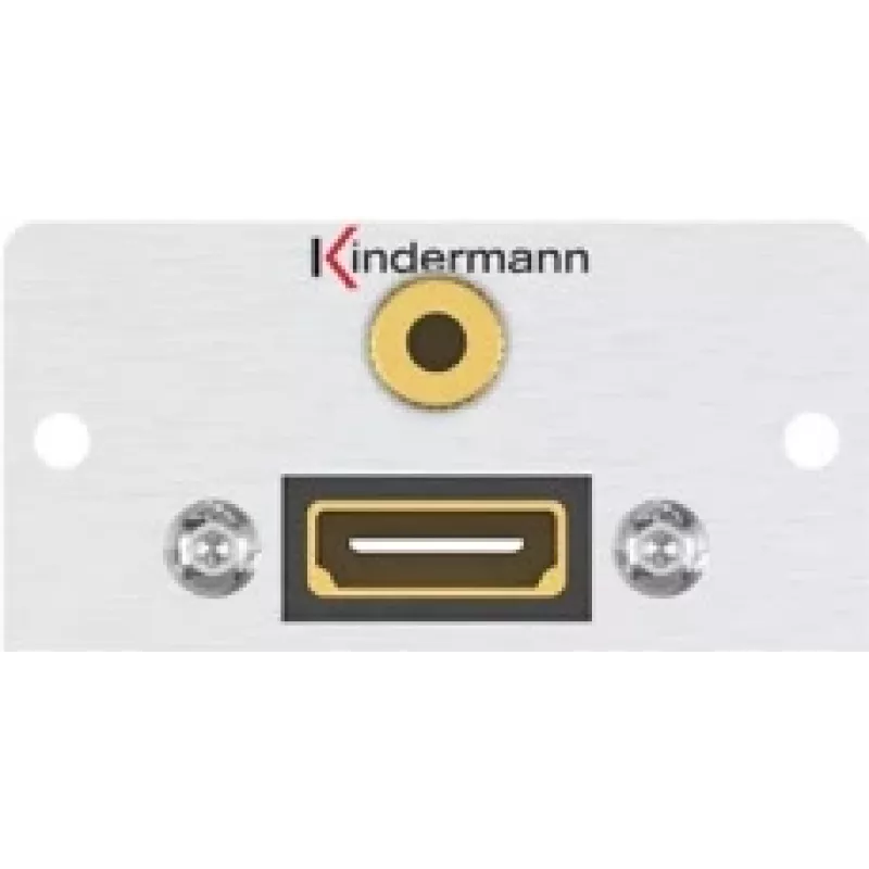 Kištukinis lizdas HDMI + 3.5mm Kindermann 7444000589