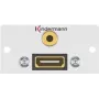 Kištukinis lizdas HDMI + 3.5mm Kindermann 7444000589