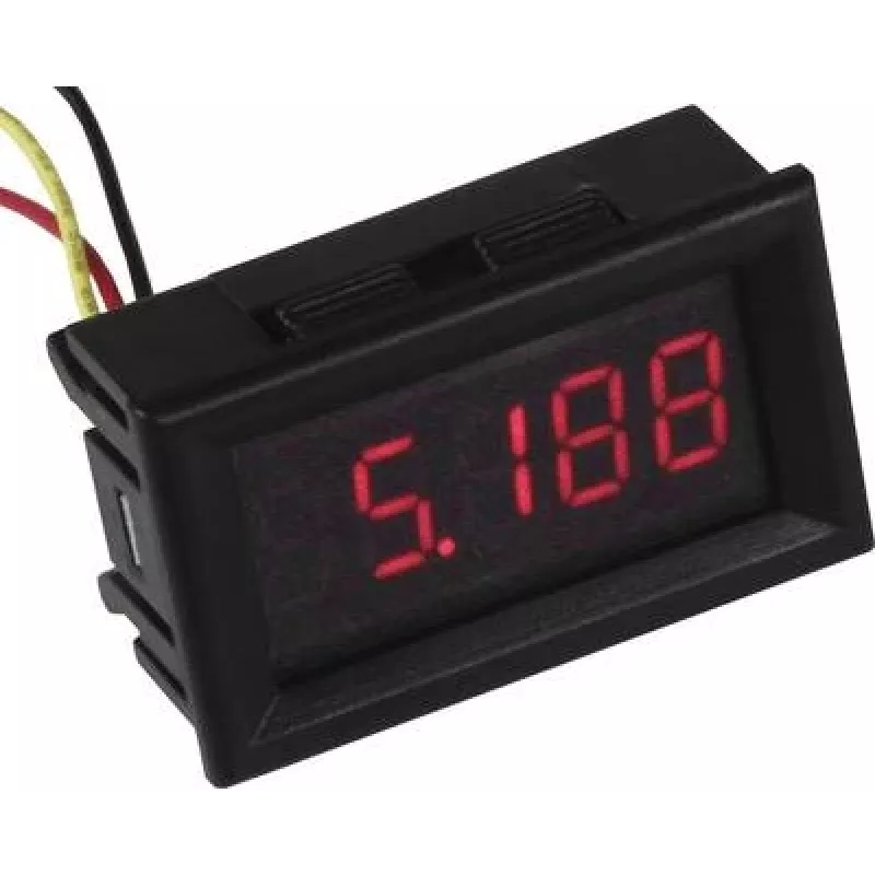 VM533 - LCD, voltmetras, 5 skaitmenų, nuo 3,5 iki 30 V (DC) (COM-VM533)