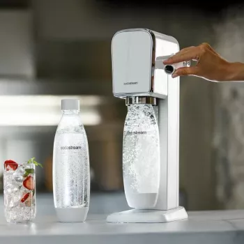 SodaStream gazuoto vandens aparatas ART baltas QC su 1 l PET buteliu (1013511310)