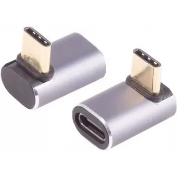 USB-C adapteris ShiverPeaks 14-05037 4.0 90° kampinis, dešininis USB-C jungties adapteris