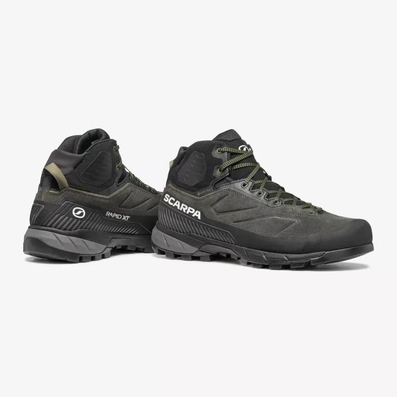 Žygio batai Scheppach RAPID XT MID GTX — vidutinio aukščio neperšlampami batai, svoris 440 g