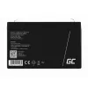 Įkraunama sandari švino rūgšties baterija Green Cell AGM12 6 V 7000 mAh Juoda