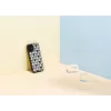 Apsauginis telefono dėklas iKins, skirtas Apple iPhone 12 mini, piramidės tekstūra, juodas