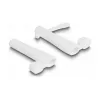 DeLOCK apsauginiai dangteliai USB Type-C ir Apple Lightning jungtims, 2 vnt., balti