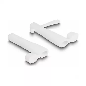 DeLOCK apsauginiai dangteliai USB Type-C ir Apple Lightning jungtims, 2 vnt., balti