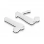 DeLOCK apsauginiai dangteliai USB Type-C ir Apple Lightning jungtims, 2 vnt., balti