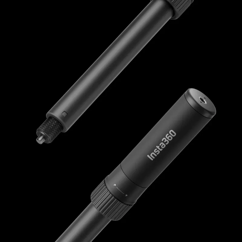 Trikojo rankena / Bullet Time priedas Insta360 CINSKAVK — suderinamas selfie stovas, 29,7–120 cm, plastikinis, juodas