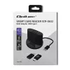 Universalus išmaniųjų kortelių skaitytuvas Qoltec 50632 USB 2.0 juodas 1m laidas