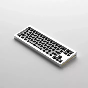 AKKO Gaming klaviatūra Case MonsGeek M7 VIA Barebone Kit Sidabrinė — plikas mechaninės klaviatūros korpusas, suderinamas su VIA programine įranga