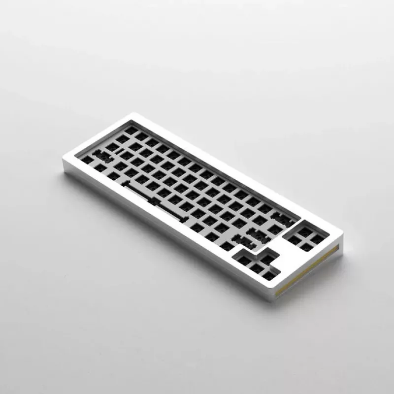 AKKO Gaming klaviatūra Case MonsGeek M7 VIA Barebone Kit Sidabrinė — plikas mechaninės klaviatūros korpusas, suderinamas su VIA programine įranga