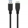 USB A į Micro-USB B laidas GOOBAY 95026 — 1,8 m, kištukas-kištukas, juodas