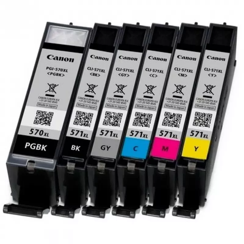 Canon CLI-571GY XL rašalo kasetė 1 vnt. originali didelės (XL) išeigos pilka