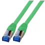EFB-Elektronik RJ45 komutacinis kabelis Cat.6A S/FTP TPECat.7 neapdorotas laidas superflex žalias 1,5 m Gamintojas: EFB Elektronik (K5525FGN.1,5)