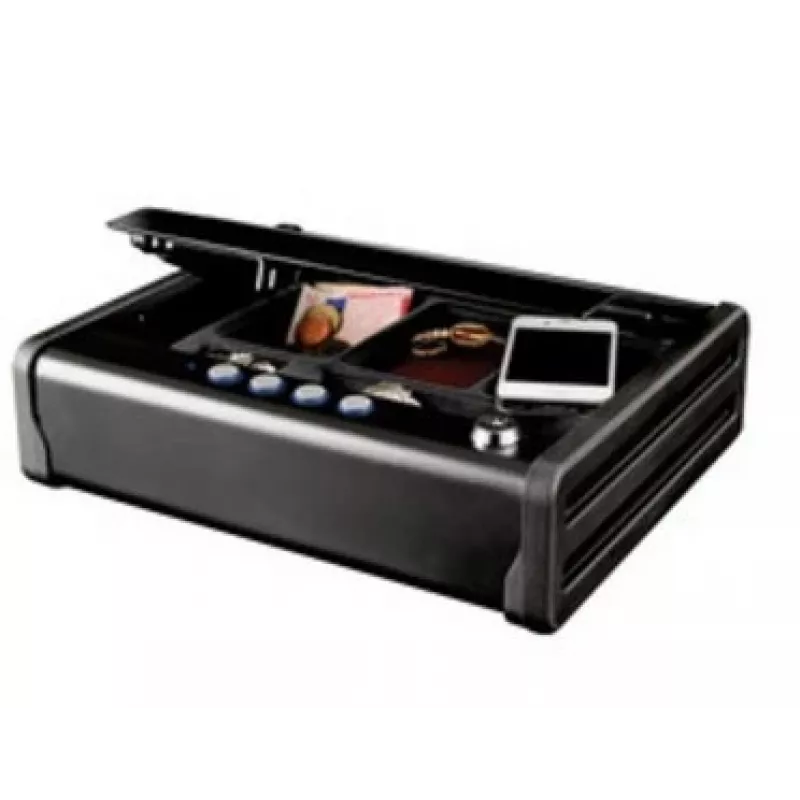 MASTER LOCK MLD08E seifas, juodas, nerūdijantis plienas