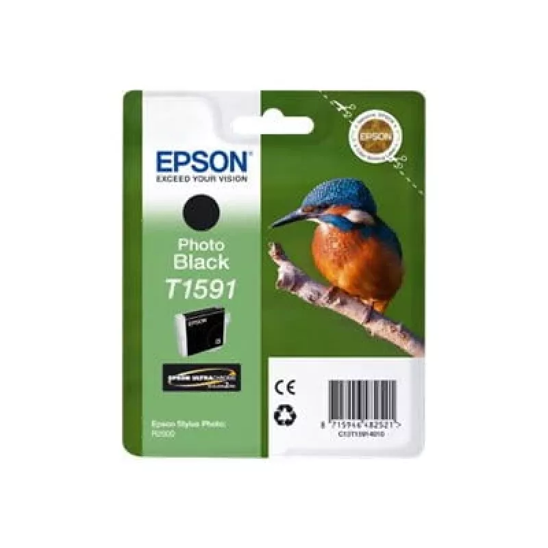 Kasetė EPSON Tinte Photo Juoda T1591 1 x 17 ml Ultrachrome Hi-Gloss2