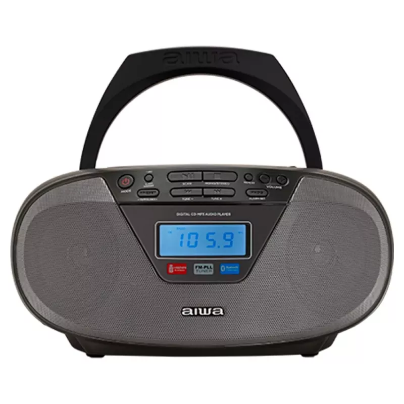 Audio Micro System Aiwa BBTU-400BK, CD/MP3/FM-PLL/BT grotuvas (juodas)