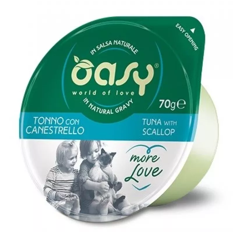 Oasy More Love Tuna with Scallop cup 70gr