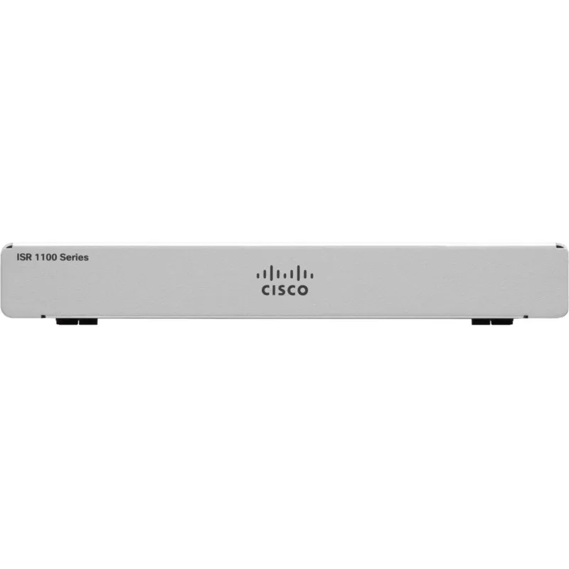 Router Cisco C1101-4P — integruotų paslaugų stalinis maršrutizatorius, 4 Gigabit Ethernet (GbE) prievadai, GE WAN, USB 3+, 1 metų garantija