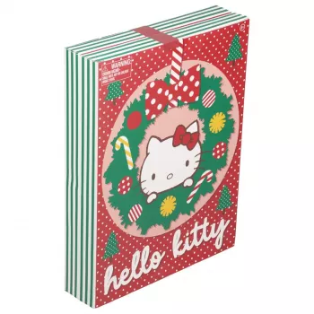 Advento kalendorius Paladone Hello Kitty kanceliarinės prekės 24 dienų rinkinys su kasdienėmis kanceliarinėmis dovanėlėmis